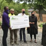 Richmond Mayor presents a check