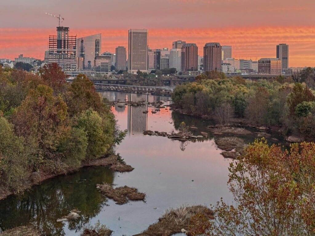 James River at Sunrise by Bill Draper